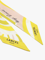 Ruban De Soie Sunrise 82x5,5cm Lancel Multicolore charms A14134-vue-porte