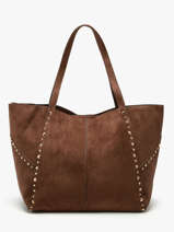 Sac Port� �paule Velvet Miniprix Marron velvet M9457