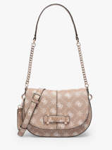 Sac Port� �paule Carrie Logo Guess Beige carrie logo GP989820