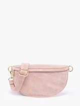 Sac Banane Milano Rose velvet VE25111