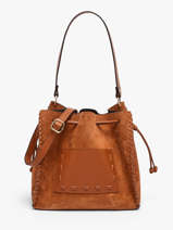 Sac Port� Main Velvet Caviar Cuir Milano Marron velvet caviar VC25113