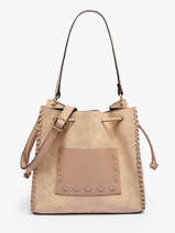 Sac Port� Main Velvet Caviar Cuir Milano Beige velvet caviar VC25113