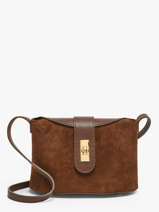 Sac Bandouli�re Velvet Caviar Cuir Milano Marron velvet caviar VC25115