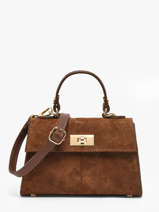 Sac Port� �paule Velvet Caviar Cuir Milano Marron velvet caviar VC25116