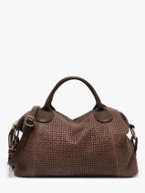 Sac Port� Main Beautiful Cuir Milano Marron beautiful BE25111