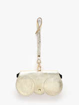 Brilhouder Nine Leder Milano Goud nine NI25069