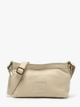 Sac Bandouli�re Seam Cuir Basilic pepper Beige seam BSEA01