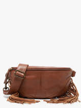 Sac Banane Cuir Basilic pepper Marron dakota BDAK32