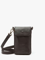 �tui T�l�phone Cuir Basilic pepper Marron cow BCOW88