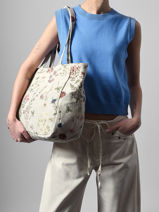 Heuptasje Alocasia Katoen Woomen Beige alocasia WALO01-vue-porte