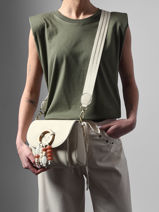 Sac Bandouli�re Camomille Pearl Woomen Beige camomille pearl WCAE06-vue-porte