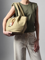 Portemonnee Woomen Groen camomille pearl WCAE07-vue-porte