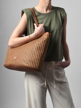 Sac Port� �paule Neflier Estival Woomen Marron neflier estival WNEE03-vue-porte