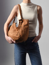 Sac Port� �paule Maranta Woomen Marron maranta WMAT08-vue-porte
