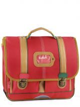 Cartable Kickers Rouge vintage KIL23013