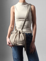 Sac Bandouli�re Maranta Woomen Gris maranta WMAT06-vue-porte