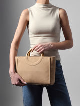Sac � Main M Crocus Woomen Beige crocus WCRO02-vue-porte