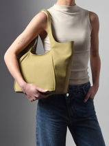 Sac Port� �paule Crocus Woomen Vert crocus WCRO07-vue-porte