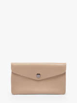 Porte-monnaie Caviar Cuir Milano Beige caviar CA23113