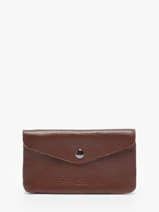 Porte-monnaie Caviar Cuir Milano Marron caviar CA23113