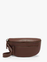 Sac Banane Caviar Cuir Milano Marron caviar CA23111