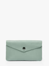 Porte-monnaie Caviar Cuir Milano Vert caviar CA23113