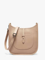 Sac Bandouli�re Caviar Cuir Milano Beige caviar CA25068