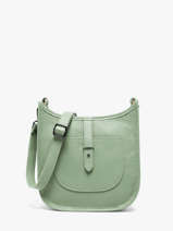 Sac Bandouli�re Caviar Cuir Milano Vert caviar CA25067