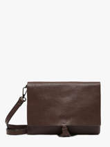 Sac Bandouli�re Caviar Cuir Milano Marron caviar CA22112