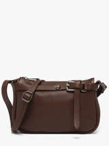 Sac Bandouli�re Caviar Cuir Milano Marron caviar G1421N