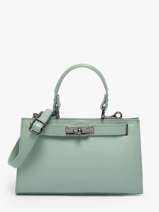 Sac Port� Main Caviar Cuir Milano Vert caviar CA25114