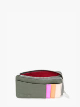 Porte-cartes Mandala Cuir Nathan baume Vert mandala M-vue-porte