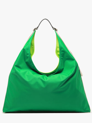 Longchamp Re-play nylon Besace Vert