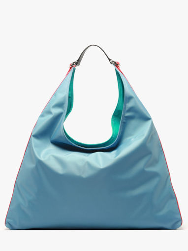 Longchamp Re-play nylon Besace Bleu