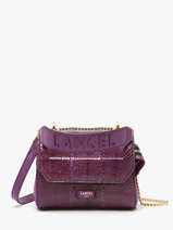 Sac Bandouli�re Ninon S Ayers Cuir Lancel Violet ninon A14013