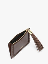 Porte-cartes Premier Flirt Cuir Lancel Marron premier flirt A14033-vue-porte