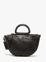 Cross Body Tas Heritage Leder Biba Zwart heritage MIB1L