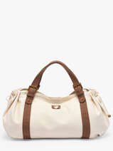 Sac Port� �paule Canvas Coton Gerard darel Blanc canvas Z450