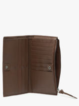 Portefeuille Leder Biba Bruin wallet VAW2L-vue-porte