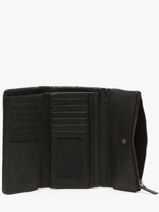 Portefeuille Cuir Biba Noir wallet TOT2L-vue-porte