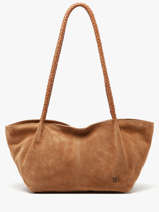 Sac Port� �paule Leather Biba Marron leather SOR4L