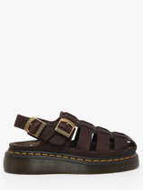 Sandales En Cuir Dr martens Marron women 31524201