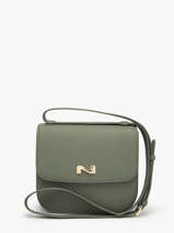 Sac Bandouli�re Ulysse Cuir Nathan baume Vert odyssey 2