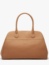 Sac Port� �paule Barbara Cuir Nathan baume Marron state 1