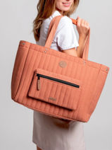 Sac Port� �paule A4 Adventurer Polyester Recycl� Cabaia Orange adventurer TOTEBAGL-vue-porte