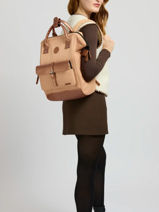 Adventurer Large - Sac � Dos  Cabaia Beige adventurer L-vue-porte