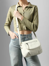 Sac Bandouli�re Gracieuse Hexagona Blanc gracieuse 315311-vue-porte