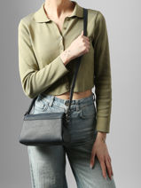 Sac Bandouli�re Confort Cuir Hexagona Bleu confort 466745-vue-porte