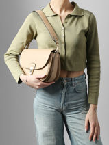 Sac Port� �paule Zora Hexagona Beige zora 8620230-vue-porte