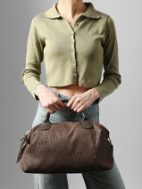 Handtas Beautiful Leder Milano Bruin beautiful BE25111-vue-porte